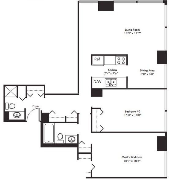 The Montrose Apartments 4334 N Hazel St, Chicago, IL 60613