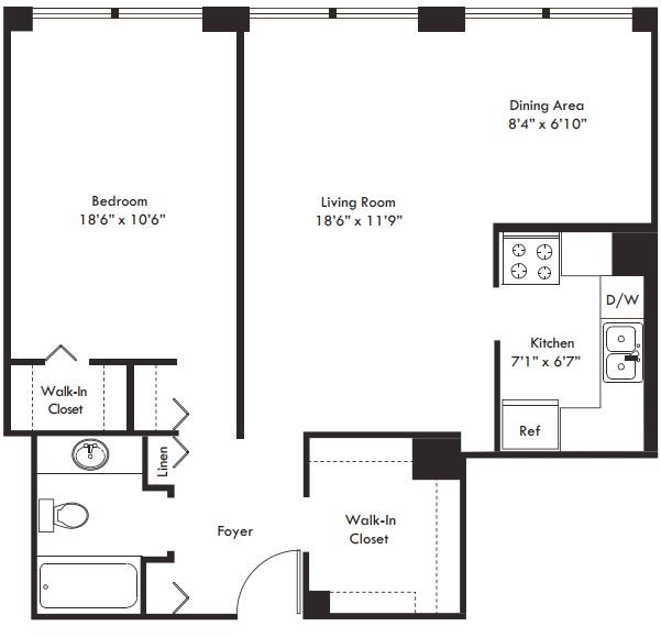 The Montrose Apartments 4334 N Hazel St, Chicago, IL 60613