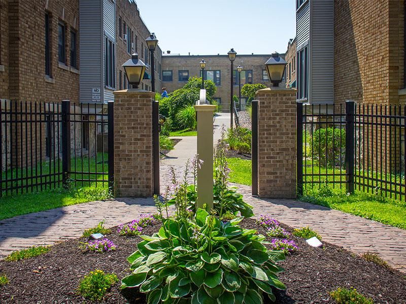 Courtyard at James for Families